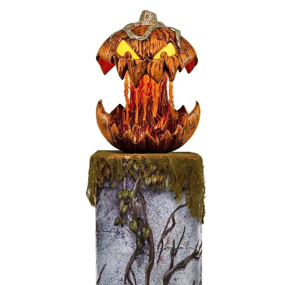 Geluid-Geactiveerde Pompoen met Verlichte Ogen voor Halloween Feest Decoratie en Griezelige Sfeer Creatie | Sulvida