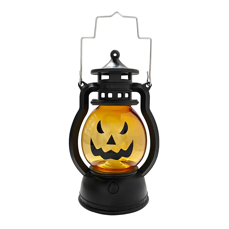 Halloween Lantaarn LED Pompoenlamp Oranje Draagbaar Tuinverlichting Terras Camping Decoratief Sfeer Licht | Sulvida