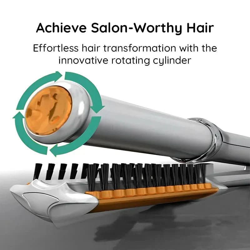 Roterende Haarstyler 2-in-1 Styling Borstel voor Krullen en Volume | Sulvida