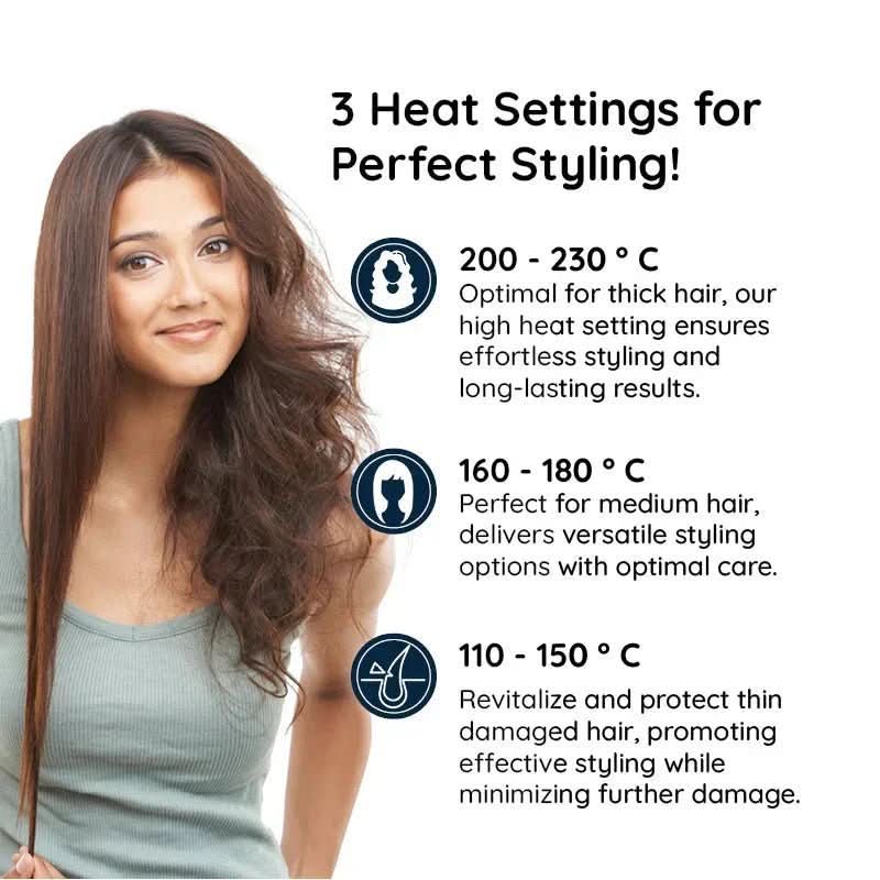 Roterende Haarstyler 2-in-1 Styling Borstel voor Krullen en Volume | Sulvida