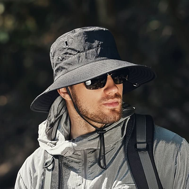 Zomerhoed met Brede Rand en UV-Bescherming voor Wandelen Vissen Kamperen Tuin Outdoor Ademend Unisex | Sulvida