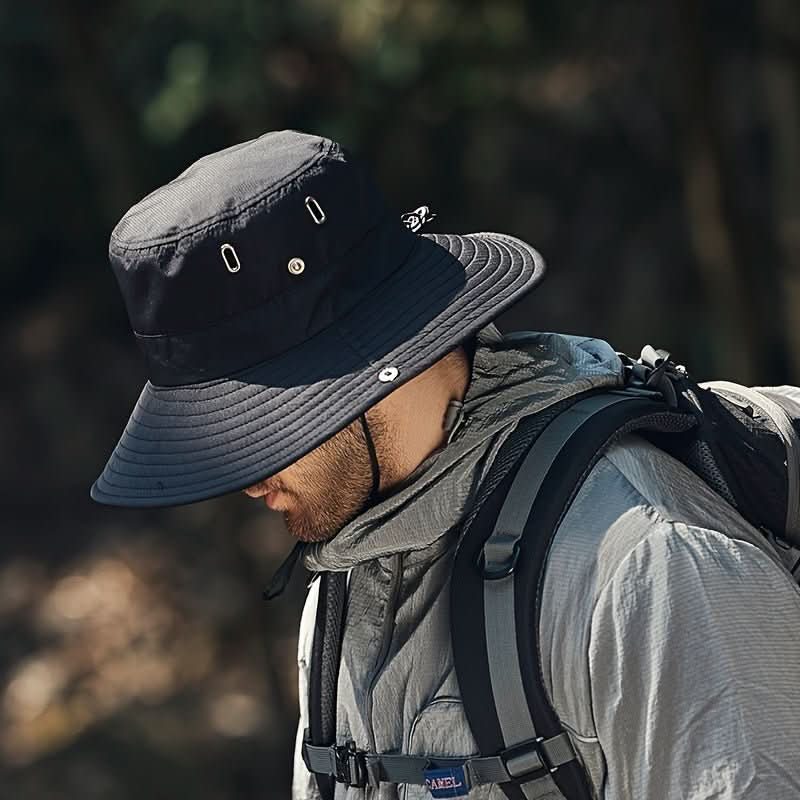 Zomerhoed met Brede Rand en UV-Bescherming voor Wandelen Vissen Kamperen Tuin Outdoor Ademend Unisex | Sulvida