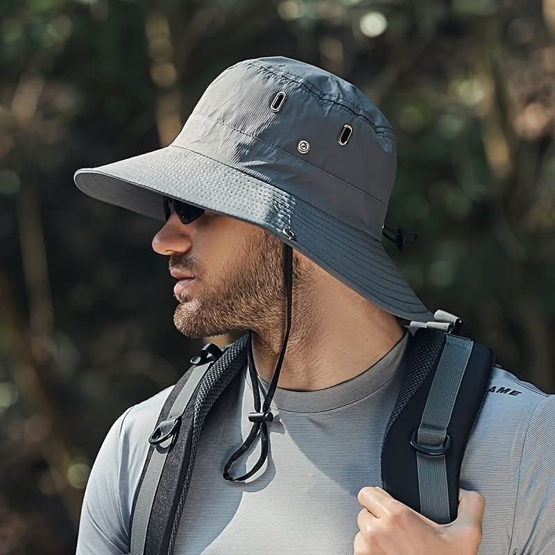 Zomerhoed met Brede Rand en UV-Bescherming voor Wandelen Vissen Kamperen Tuin Outdoor Ademend Unisex | Sulvida