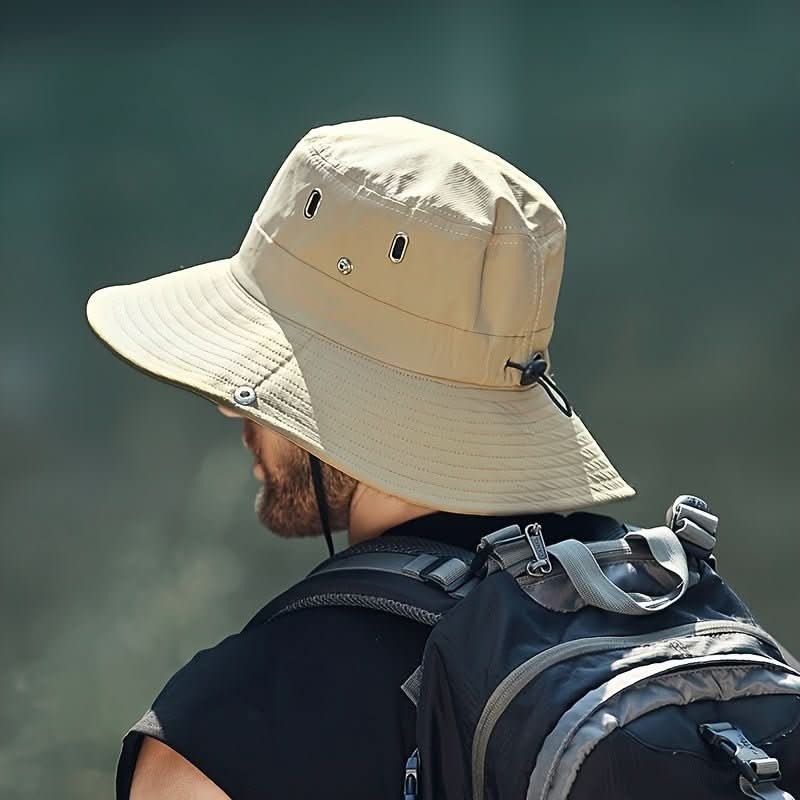 Zomerhoed met Brede Rand en UV-Bescherming voor Wandelen Vissen Kamperen Tuin Outdoor Ademend Unisex | Sulvida