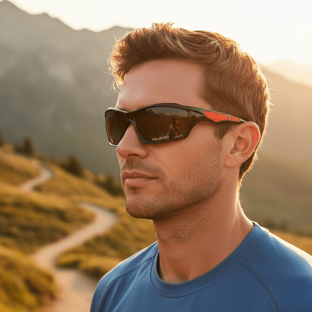 Ronde gepolariseerde zonnebril met UV400-bescherming metalen montuur unisex stijlvol comfort buitenactiviteiten | Sulvida