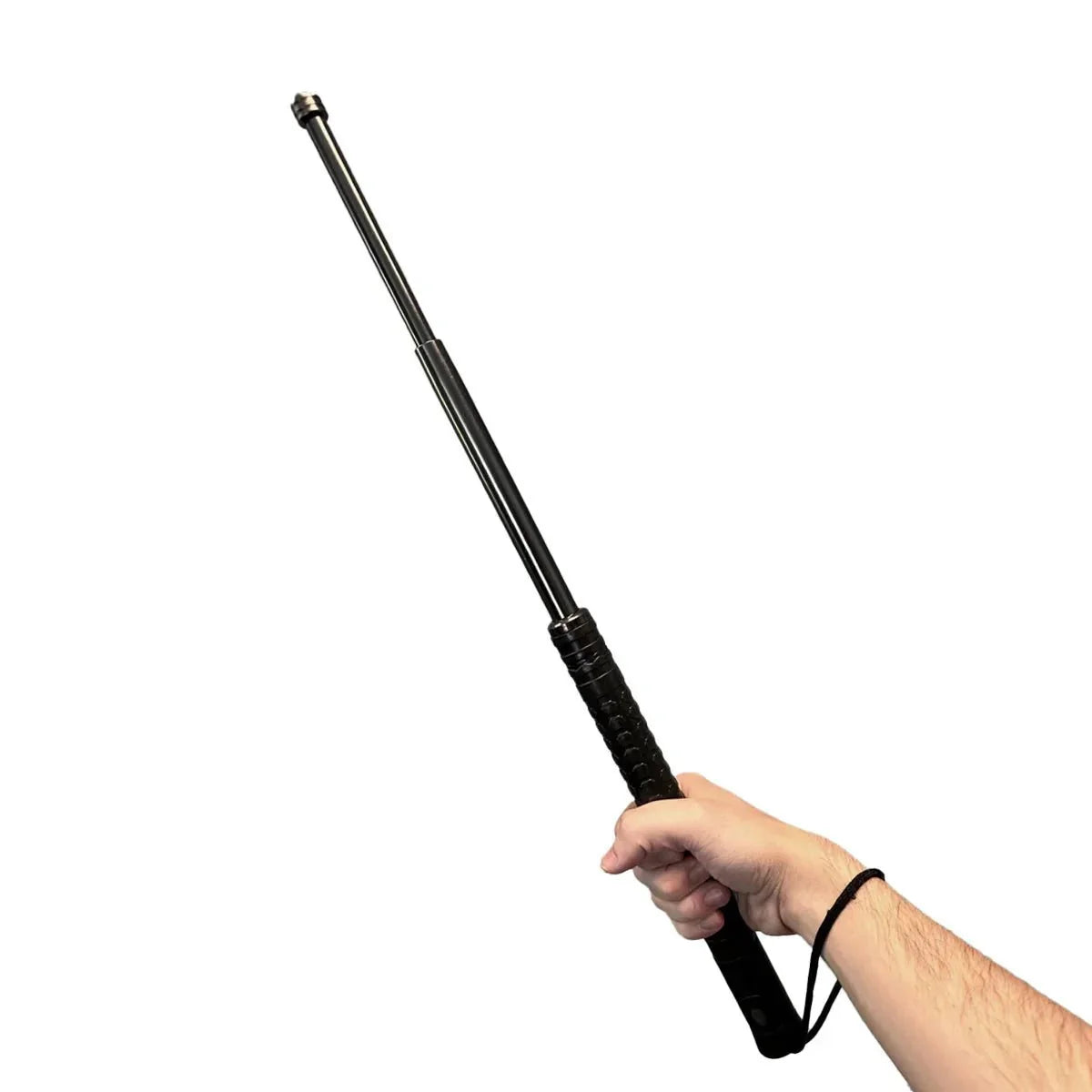 Inklapbare Wandelstok met Antislipgreep 39/52/65 cm Zwart Aluminium Telescopisch Verstelbaar voor Outdoor Trekking | Sulvida
