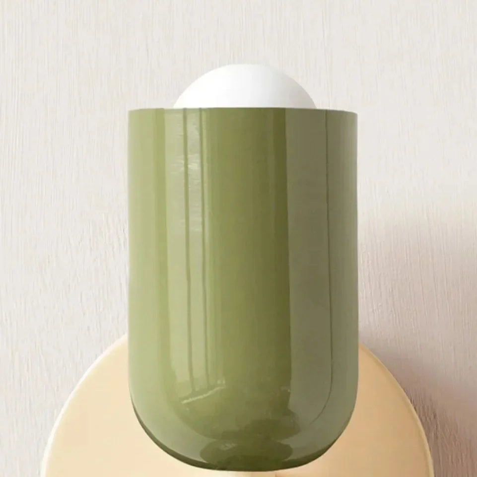 Wandlamp Macaron Dubbel Licht Metalen Design Pastel Kleuren voor Woonkamer Slaapkamer Hal Eettafel Styling | Sulvida
