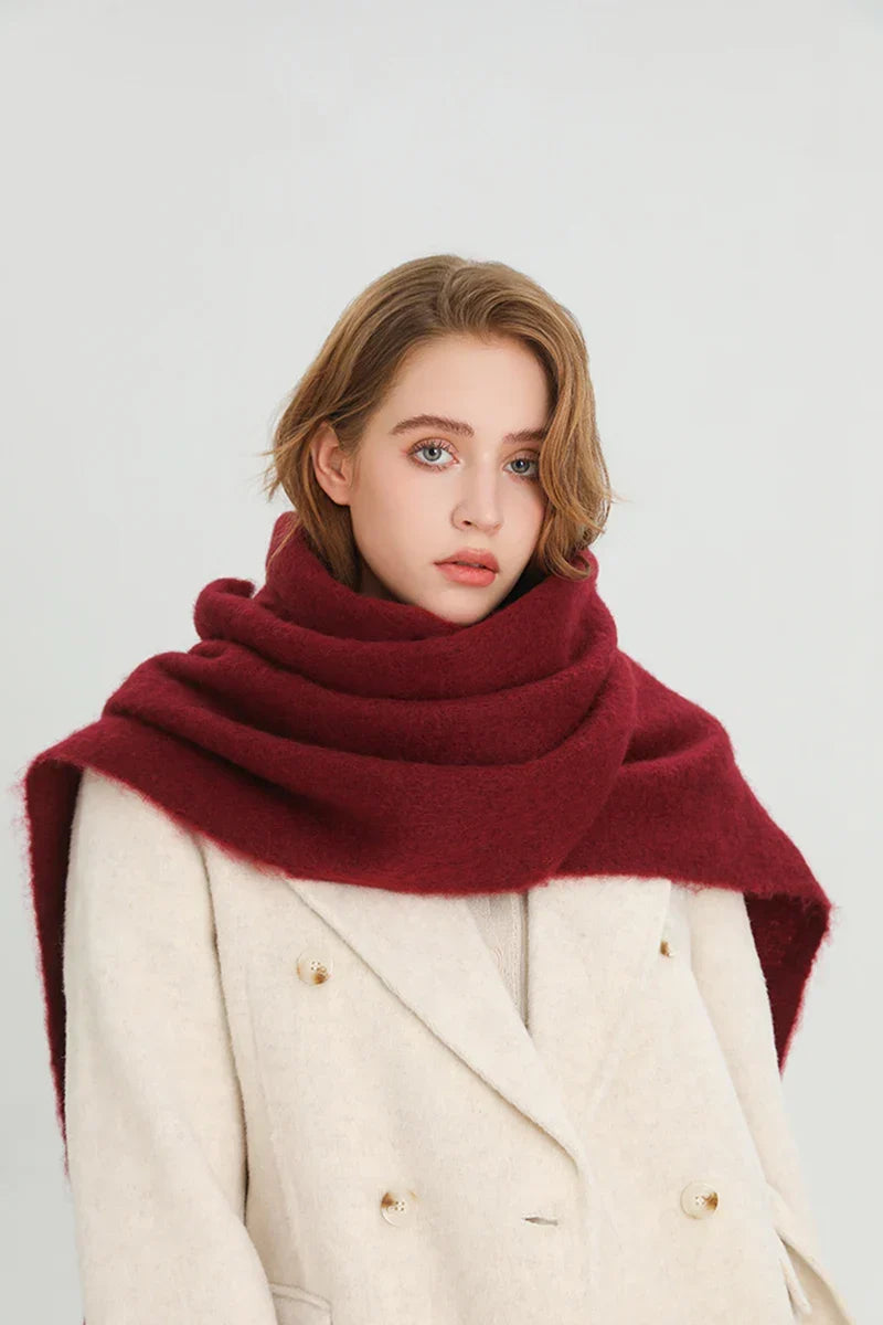Warme Wintersjaal voor Dames Cashmere Imitatie Gekleurd met Kwasten 240x38cm Diverse Kleuren Zachte Sjaal | Sulvida