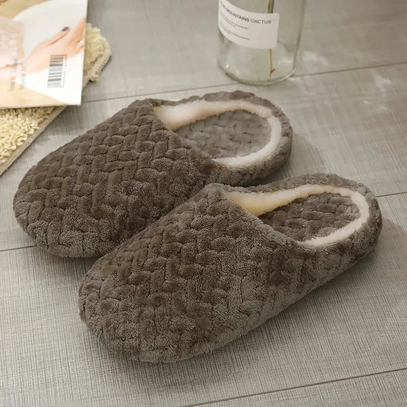 Pantoffels Pluche Zachte Sloffen Antislip Zool Binnenschoenen Herfst Winter Warmte Comfort Huisschoenen | Sulvida