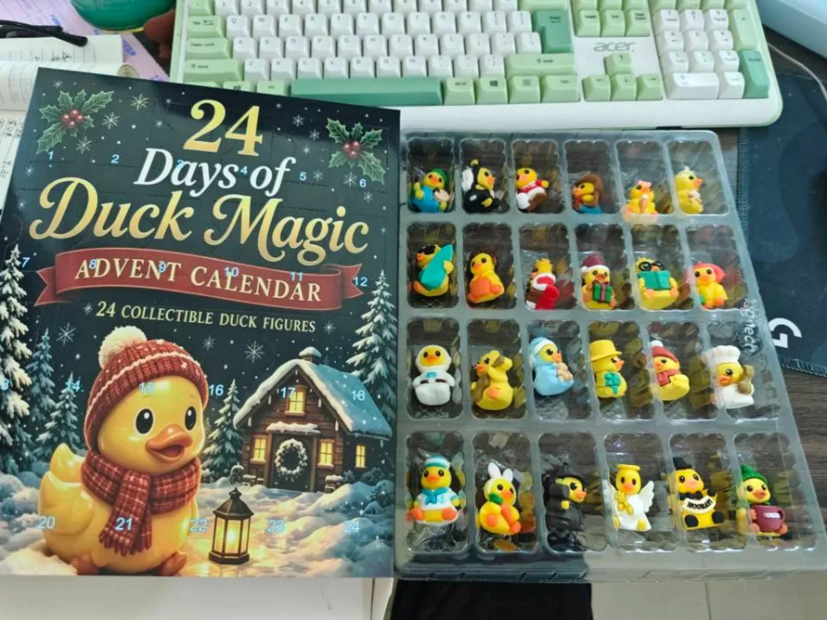 Kerst Adventskalender 24 Dagen Eendjes Squishy Speelgoed Aftelbox Stressverlichting Fidget Cadeauset | Sulvida