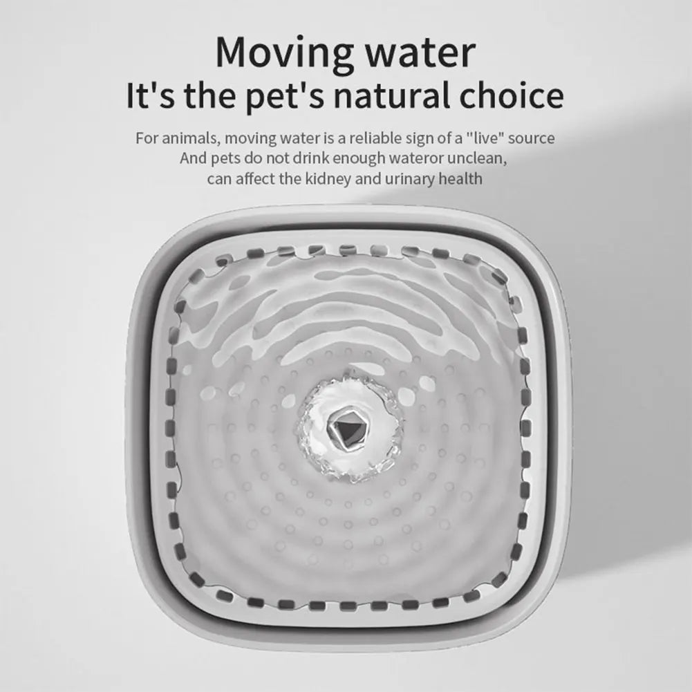 Drinkfontein 3L Huisdieren Stroomsnoerloos USB Oplaadbaar met Filter Kat Hond Waterdispenser Automatisch | Sulvida
