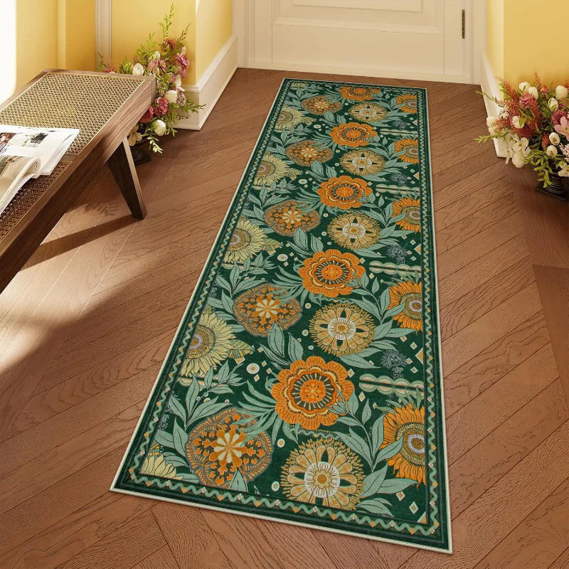 Looploper Gang Antislip Polyester Hal Runner Geometrisch Patroon Roze Moderne Gangmat Decoratie Interieur | Sulvida