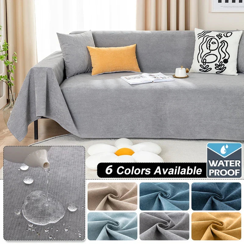 Meubelbeschermer met Franjes Waterdicht Spandex Polyester Hoes voor Bank Bed Stoel Multifunctioneel Elegant | Sulvida