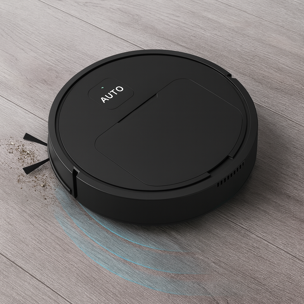 Robotstofzuiger met Dweilfunctie voor Harde Vloeren en Tapijt Automatische Navigatie Slim Reinigen Thuiszorg | Sulvida