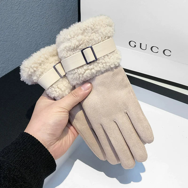 Winterhandschoenen Dames Fleece Gevoerd Touchscreen Winddicht Warm Outdoor Handschoenen voor Sport en Wandelen | Sulvida