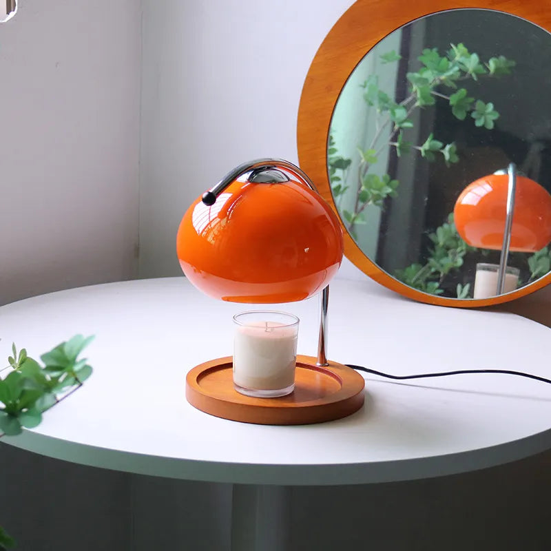 Glazen Kaarsenwarmer Lamp Dimbaar Retro Design Tafellamp Geurkaars Verwarmer Sfeerlicht Woonkamer Decoratie | Sulvida