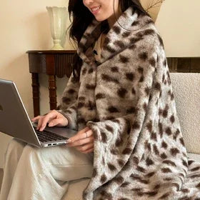 Geruite Plaid Deken Zachte Kasjmier-Look voor Bank en Bed Draagbare Warme Winterdeken Herfst Woonkamer | Sulvida