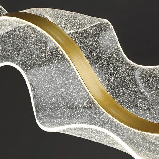 Golvende LED-Kroonluchter Acryl Metaal 80-100 cm Hanglamp Eetkamer Woonkamer Modern Design Sfeerverlichting | Sulvida