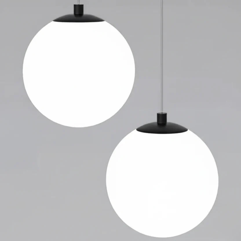 Glazen LED Hanglamp Moderne Verlichting Verstelbaar Koord Eetkamer Woonkamer Slaapkamer Nordic Design | Sulvida