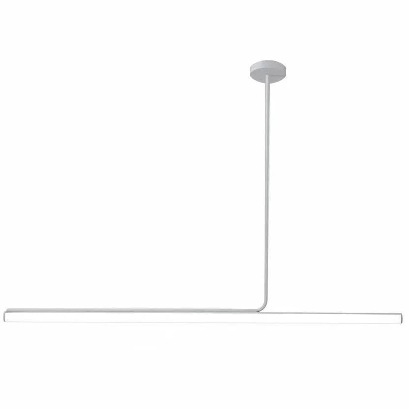 Asymmetrische T-bar Hanglamp Zwart Wit LED Dimbaar Eetkamer Keukeneiland Moderne Lineaire Verlichting | Sulvida