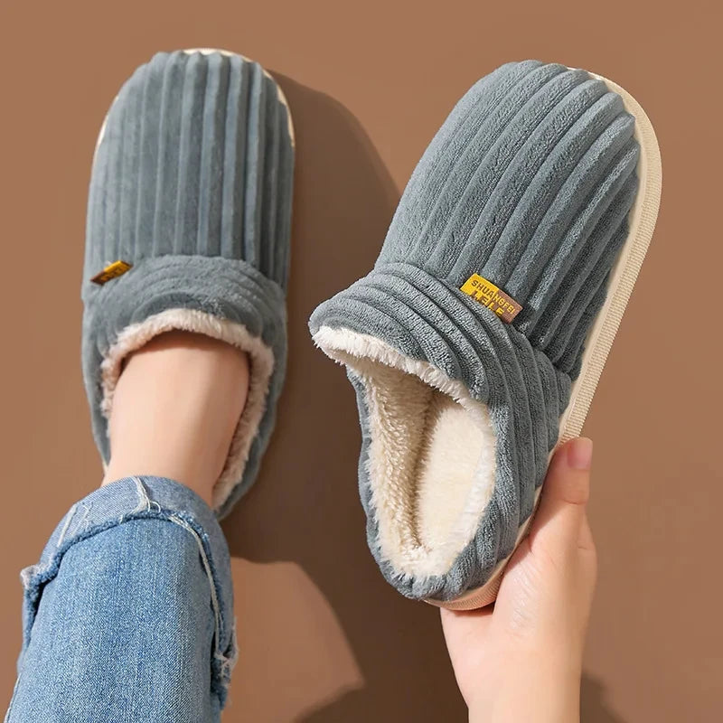 Winterpantoffels Pluche Heren Dames Zachte Zool Bontslippers Warm Huisschoenen Antislip Comfortabel Binnen | Sulvida