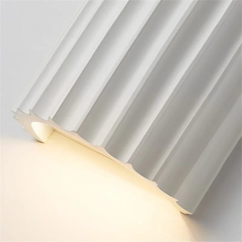 Moderne Wandlamp met Reliëf Hars Wit Groen Bruin Zwart Omhoog Omlaag Verlichting Slaapkamer Gang Woonkamer | Sulvida