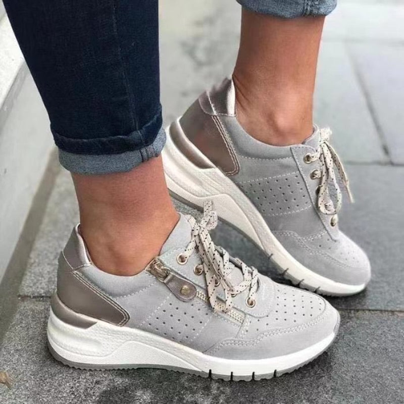 Orthopedische Dameswandelschoenen Isabella met Comfort en Stevige Steun voor Dagelijks Gebruik en Wandelen Verkrijgbaar Maat 35-42 | Sulvida
