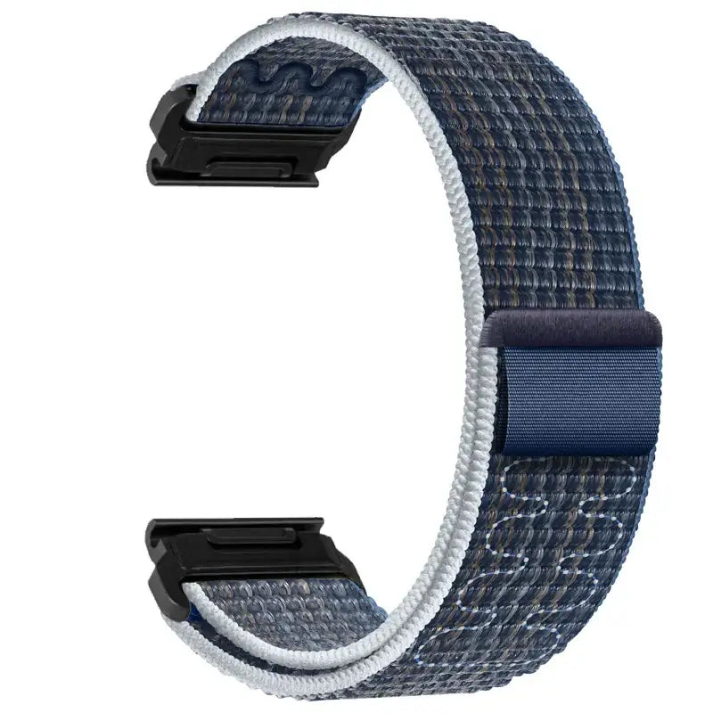 Bracelet universel en nylon pour smartwatch, fermeture autoagrippante respirante et réglable, 20mm 22mm 26mm, Apple Watch Samsung Galaxy | Sulvida
