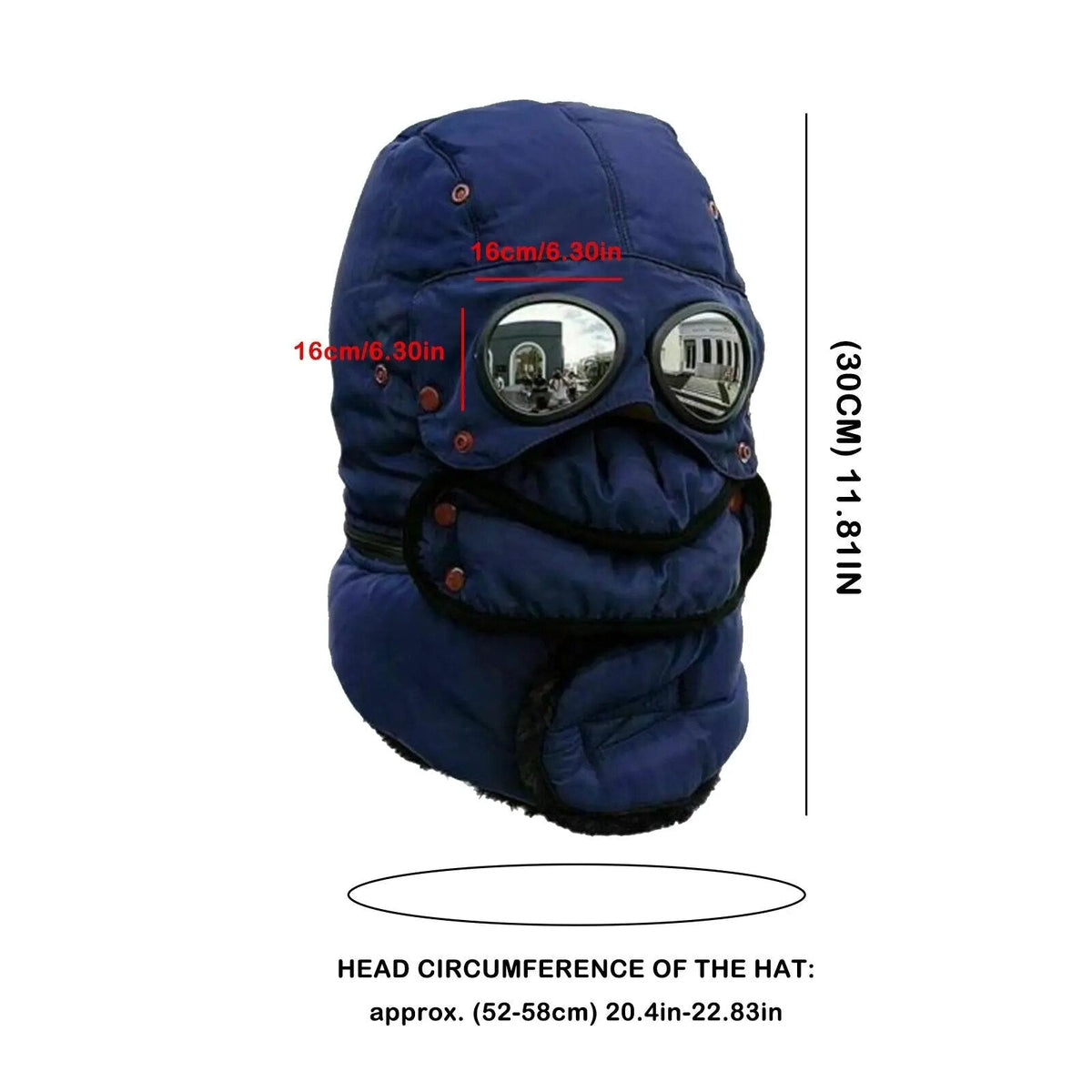 Thermische Winddichte Muts met Gezichtsbescherming – Wintermuts Skimasker Balaclava Hoofdbedekking Outdoor | Sulvida