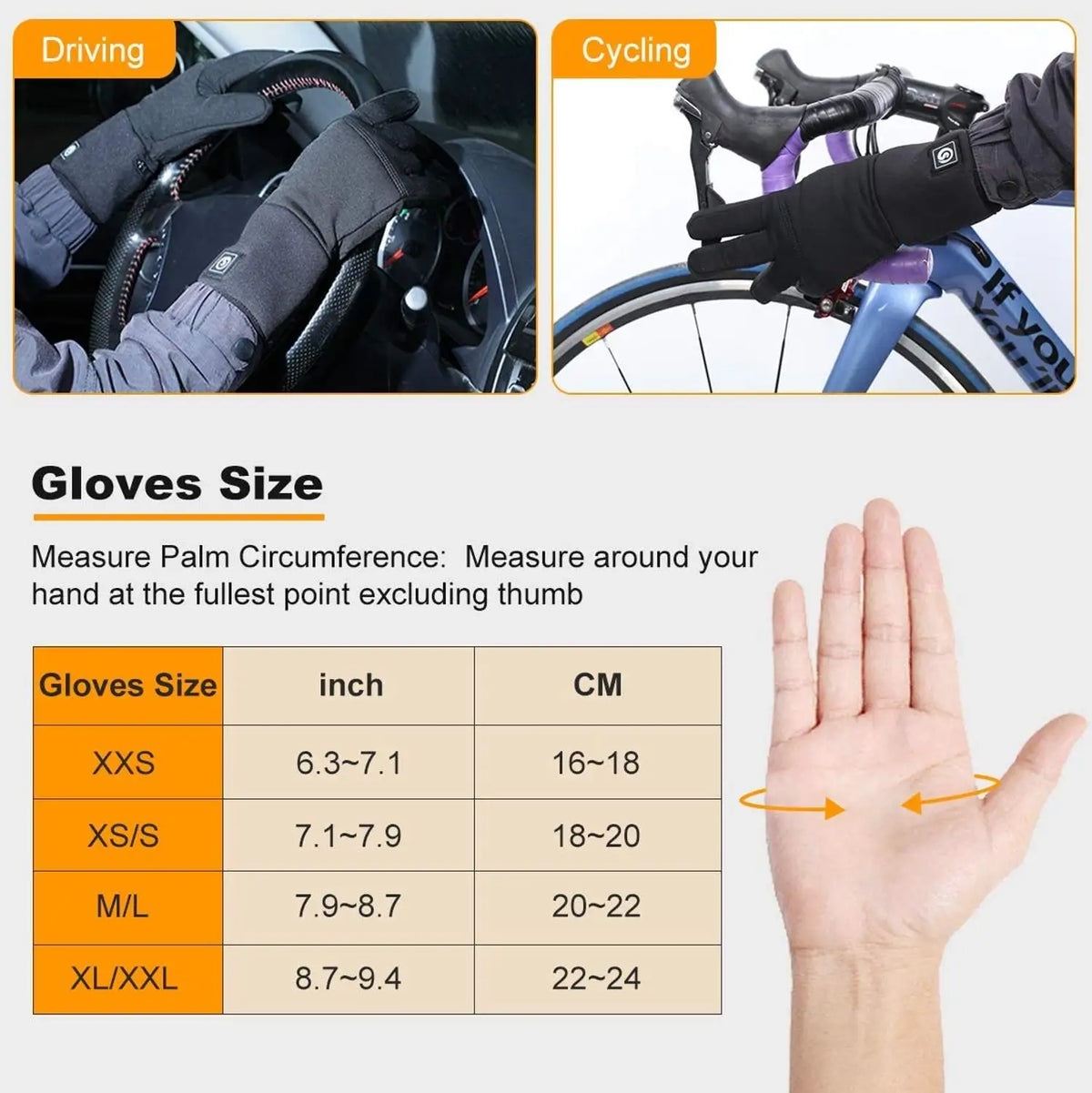Verwarmde Winterhandschoenen met Touchscreen en Batterij – Thermische Skihandschoenen voor Dames en Heren | Sulvida