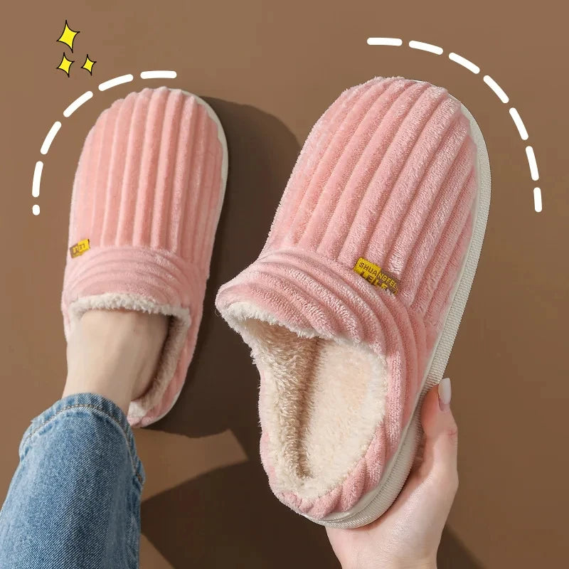 Winterpantoffels Pluche Heren Dames Zachte Zool Bontslippers Warm Huisschoenen Antislip Comfortabel Binnen | Sulvida