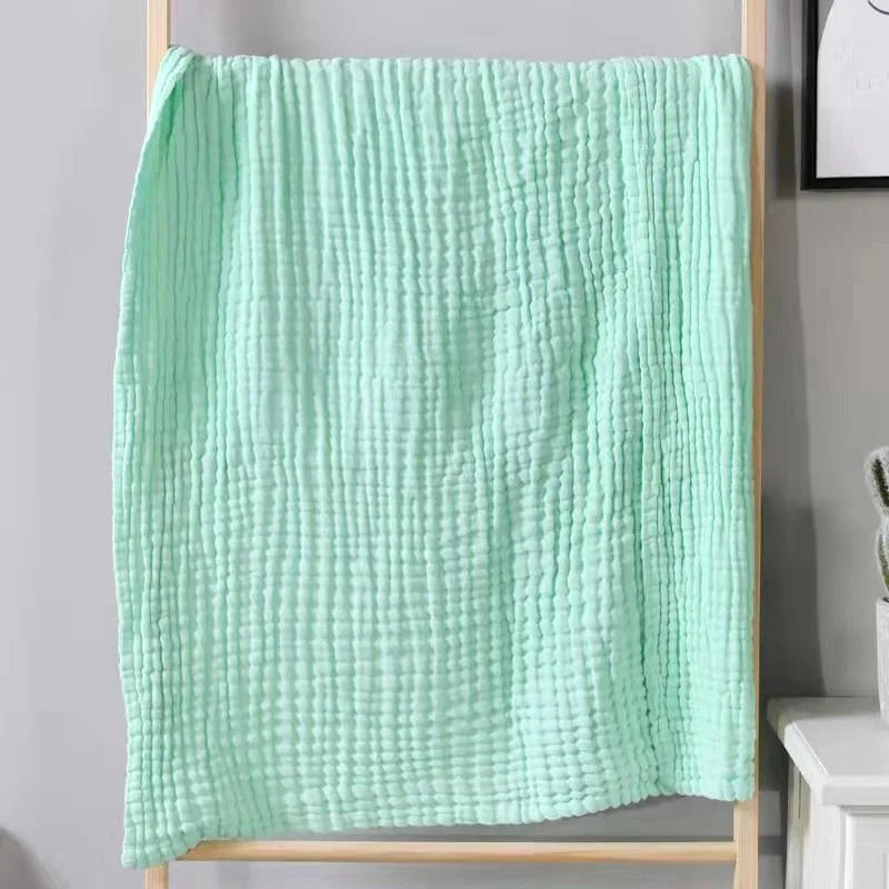Musselinen Babydoek 105x105 cm Zeslaags Katoenen Swaddle Deken Pasgeboren Omslagdoek voor Jongens & Meisjes | Sulvida