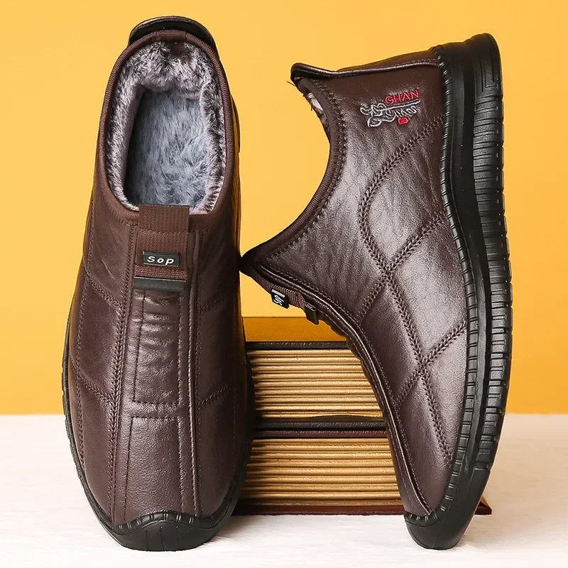 Herenlaarzen Waterdicht Winter Platform Wandelschoenen Antislip Werkschoenen Outdoor Veiligheid Maat 38-48 | Sulvida