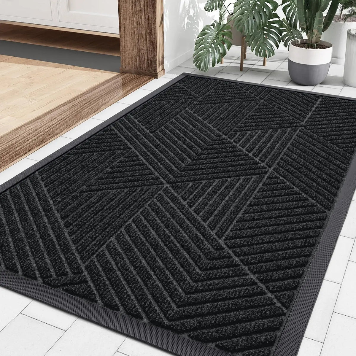 Antislip Deurmat Absorberend Laag Profiel Indoor Outdoor Entree Tapijt Vuil Vocht Opvangmat Huis Hal Woning | Sulvida