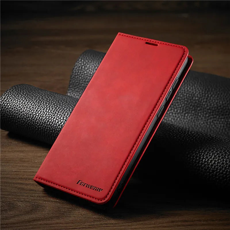 Magnetische Lederen iPhone-Hoes met Volledige Bescherming Stijlvol Design voor Dagelijks Gebruik en Optimale Grip | Sulvida