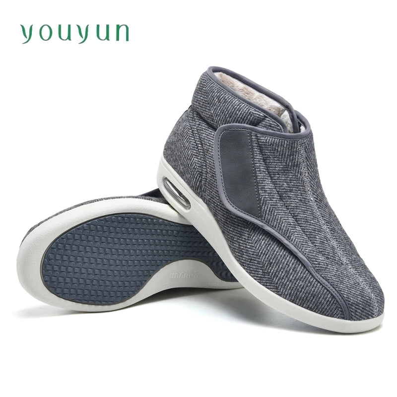 Orthopedische Wandelschoenen Extra Breed Verstelbaar Klittenband Unisex Comfortschoenen Ademend Dagelijks | Sulvida