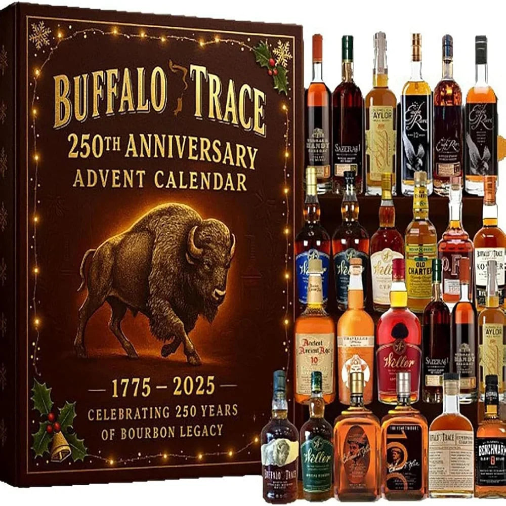 Whiskey Adventskalender 24 Dagen Premium Proeverij Set Kerstcadeau Feestelijk Geschenk voor Liefhebbers | Sulvida