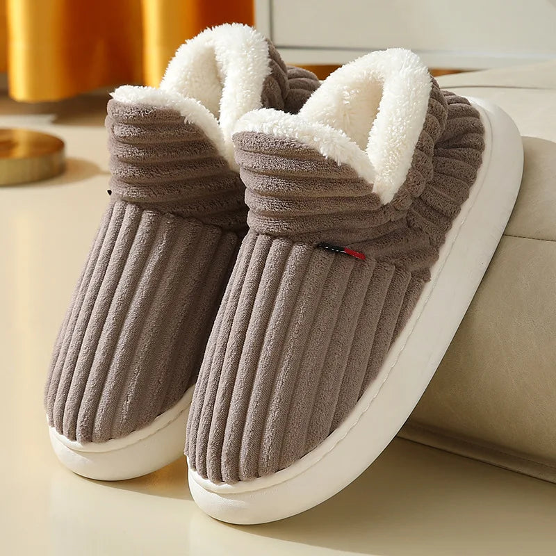Winterpantoffels Pluche Heren Dames Zachte Zool Bontslippers Warm Huisschoenen Antislip Comfortabel Binnen | Sulvida