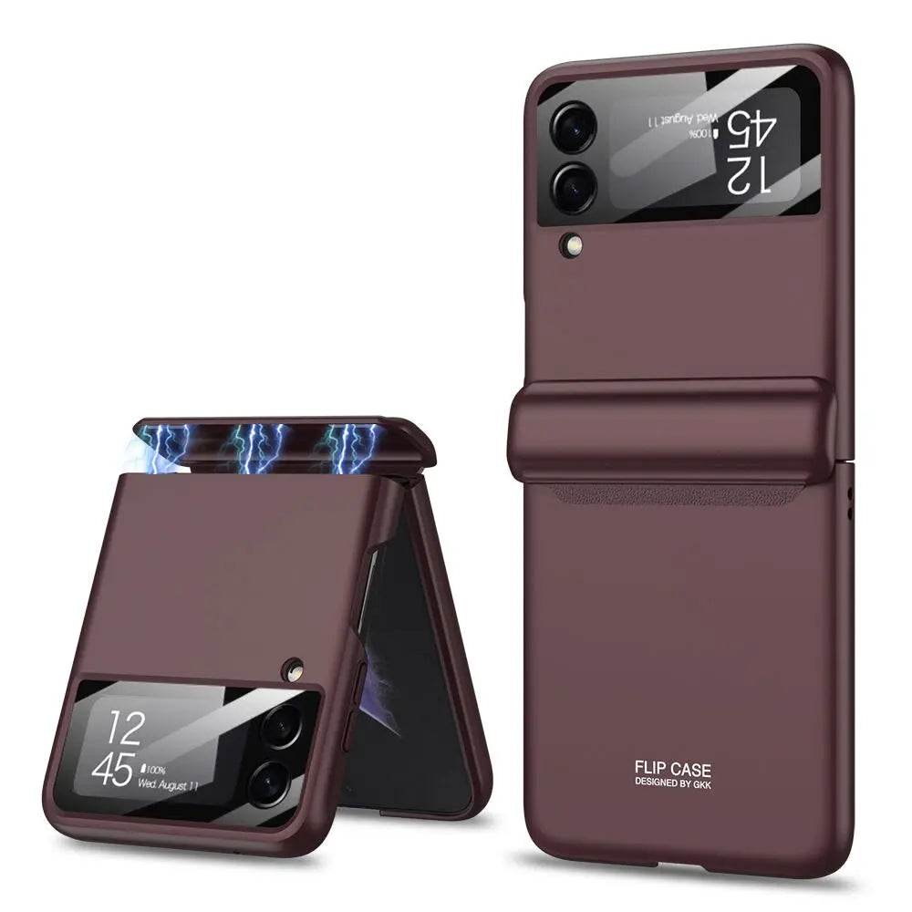 Coque de protection pour Galaxy Z Flip 4 – Coque antichoc de qualité militaire avec recharge sans fil et protection contre les chutes | Sulvida