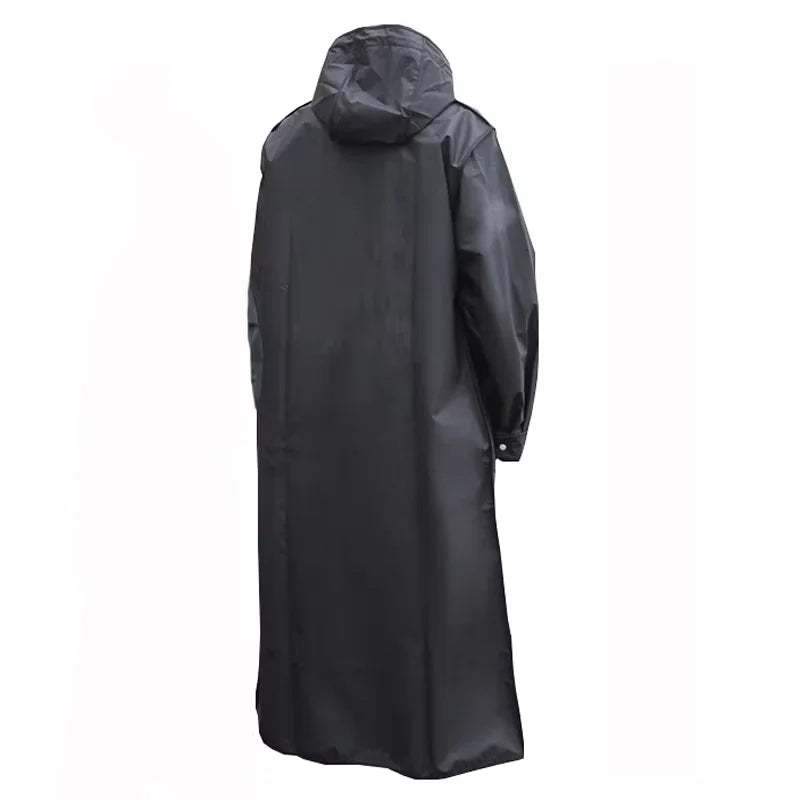 Lange Waterdichte Regenjas met Capuchon – Unisex Outdoor Jas voor Wandelen Fietsen en Dagelijks Gebruik | Sulvida