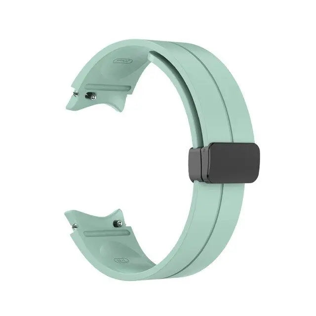 Bracelet de montre en silicone compatible avec Galaxy Watch 4 5 6, fermoir réglable, bracelet de sport et accessoire pour montre connectée | Sulvida