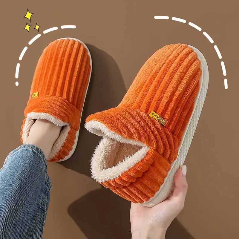 Winterpantoffels Pluche Heren Dames Zachte Zool Bontslippers Warm Huisschoenen Antislip Comfortabel Binnen | Sulvida