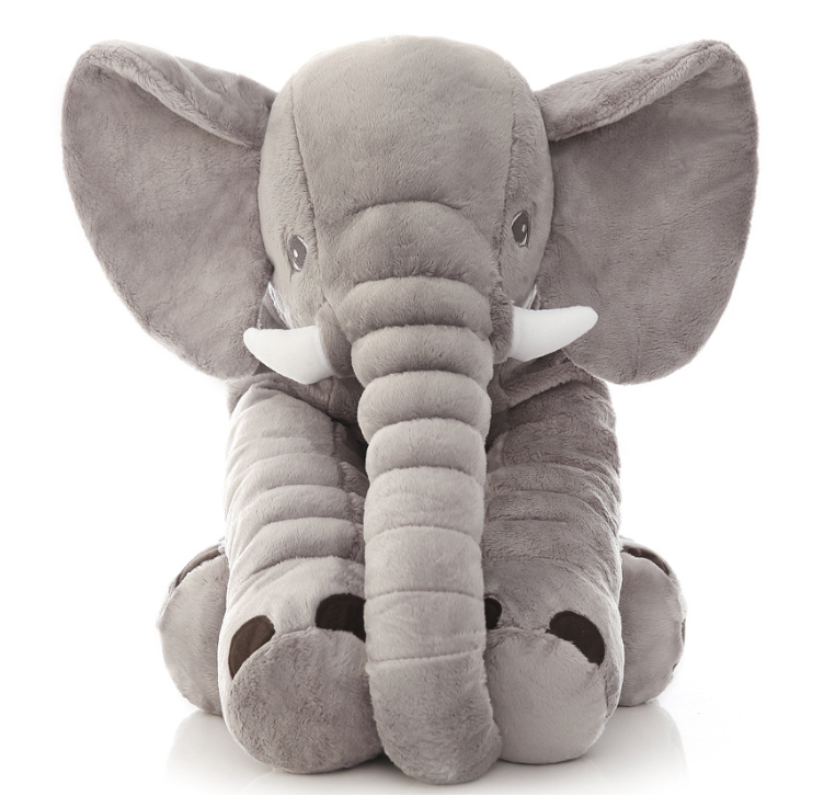 Olifant Knuffelkussen Baby – Zacht Knuffelkussen Pluche voor Rust en Comfort | Sulvida