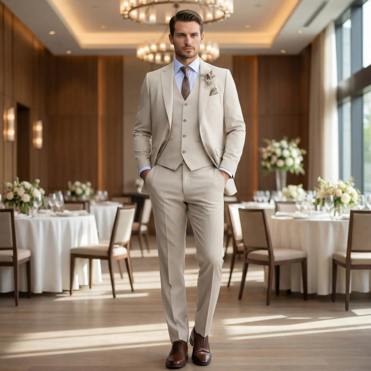 Costume trois pièces pour homme, coupe ajustée, noir, classique et moderne, pour affaires, gala, mariage ou smoking, élégant et raffiné | Sulvida
