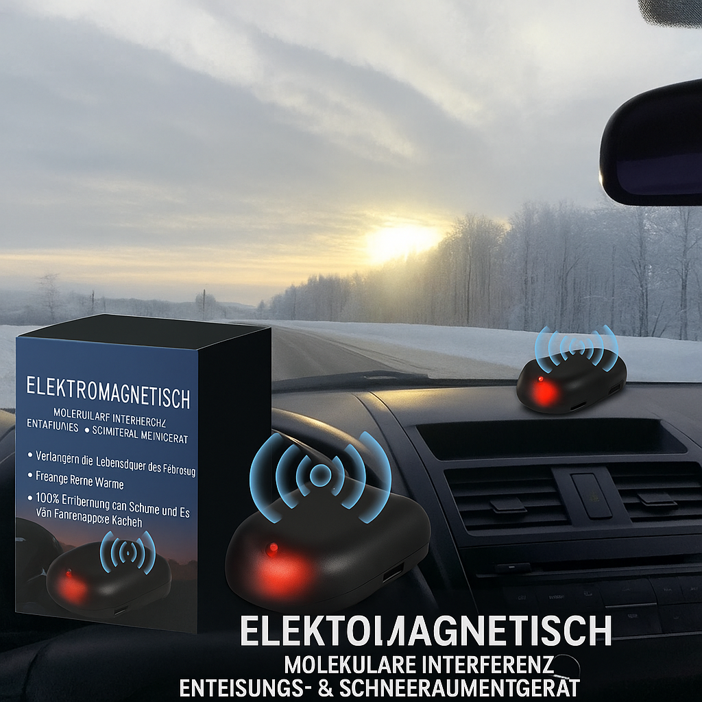 Automatische IJskrabber voor Auto met Zonne-energie – Krasvrijontdooier voor Autoruiten die IJslaag Snel Verwijdert zonder Krassen | Sulvida