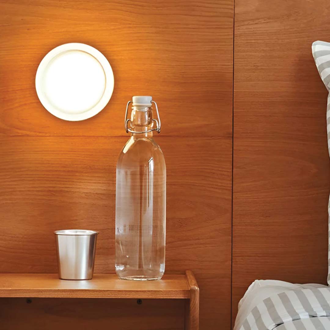 LED-Wandlamp met Minimalistische Aluminium Behuizing en Warm Wit Licht 3000K – Compacte Moderne Verlichting voor Woonkamer Gang Slaapkamer | Sulvida