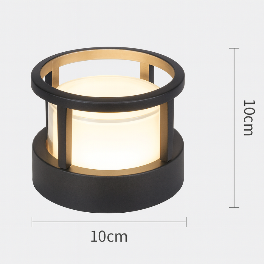 Vierkante Buitenwandlamp Waterdicht LED Aluminium Verlichtingselement voor Gevel Terras Entree Tuin Outdoor | Sulvida