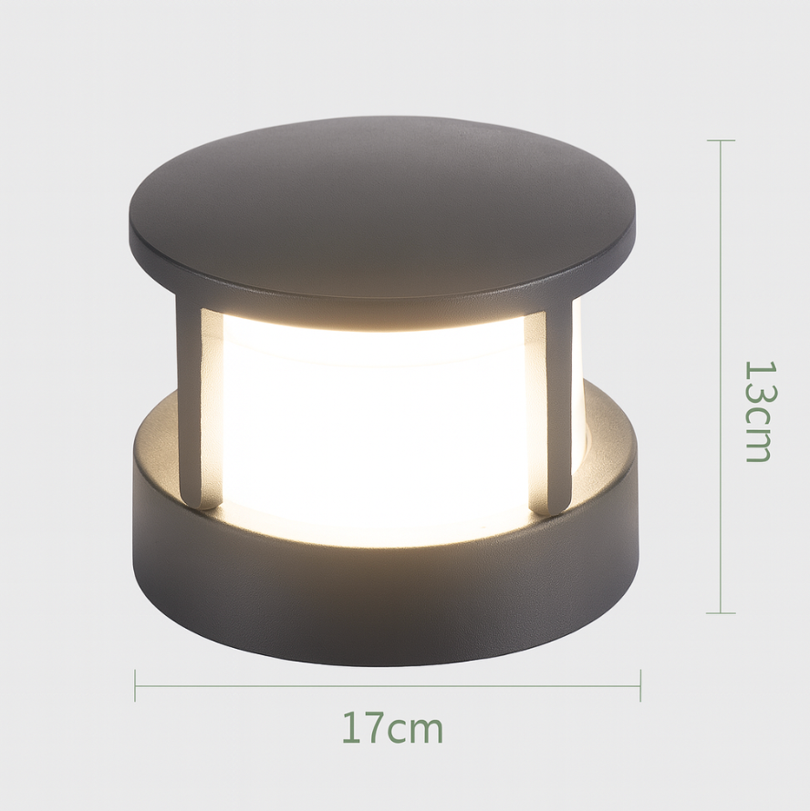 Vierkante Buitenwandlamp Waterdicht LED Aluminium Verlichtingselement voor Gevel Terras Entree Tuin Outdoor | Sulvida