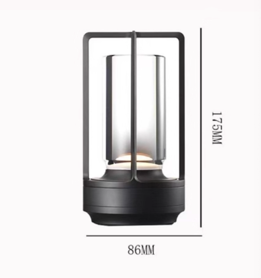 Draadloze LED Tafellamp Oplaadbaar 3 Lichtkleuren Dimbaar Touch Bedlamp Bureaulamp Sfeerlicht Slaapkamer | Sulvida