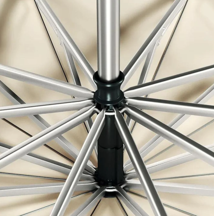 Parapluie résistant aux tempêtes avec bordure réfléchissante – 100cm de diamètre – résistant au vent jusqu’à 80km/h – design léger de 350g | Sulvida